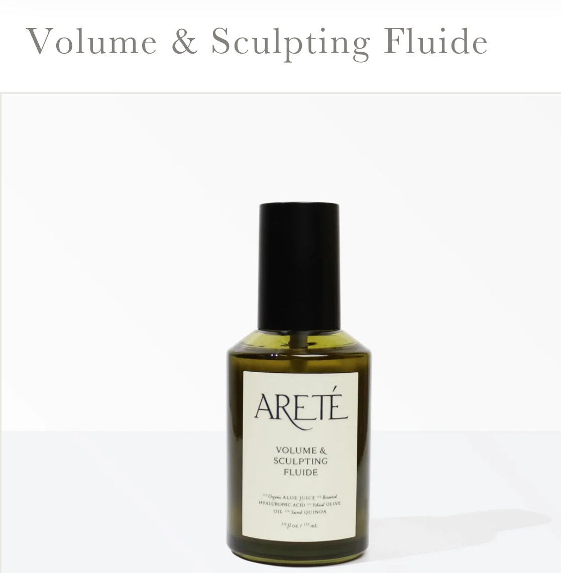Volume & Sculpting Fluide